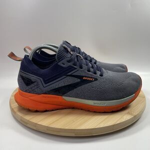 Brooks Ricochet 3 Mens Size 8 Running Shoes Sneakers Blue Preowned